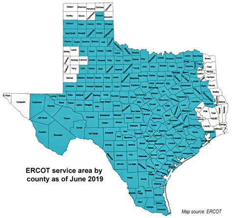 ercot county map